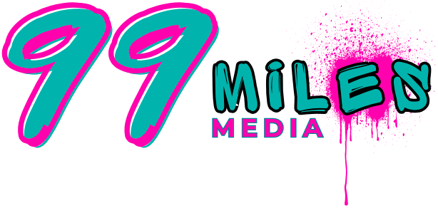 Logo de 99 Miles Media, especialistas en marketing digital y estrategias online