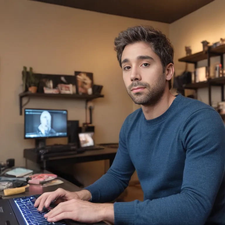 Luis Guadalfajara, experto en marketing digital y CEO de 99 Miles Media, en un entorno de trabajo moderno